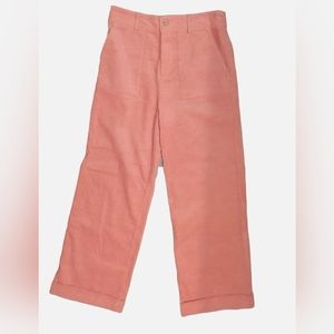Forever 21 Wide leg peach colored coudoroy pants